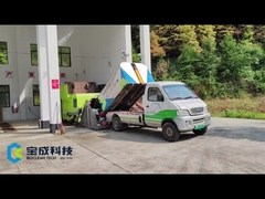 ZBJ5030ZXXC 4.1 m³ 1.5ton used hook lift mack garbage collection truck for sale